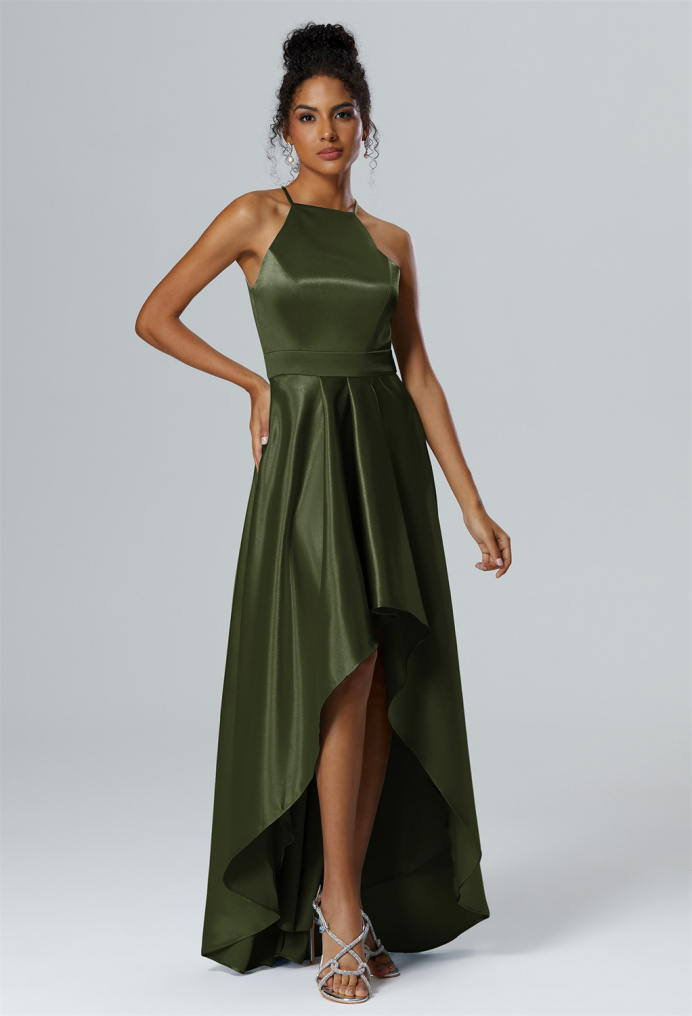 AW Marlene Green Olive  Wedding Guest Dresses
